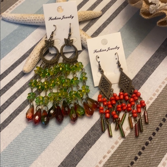 2 pairs Fashion Chandelier earrings